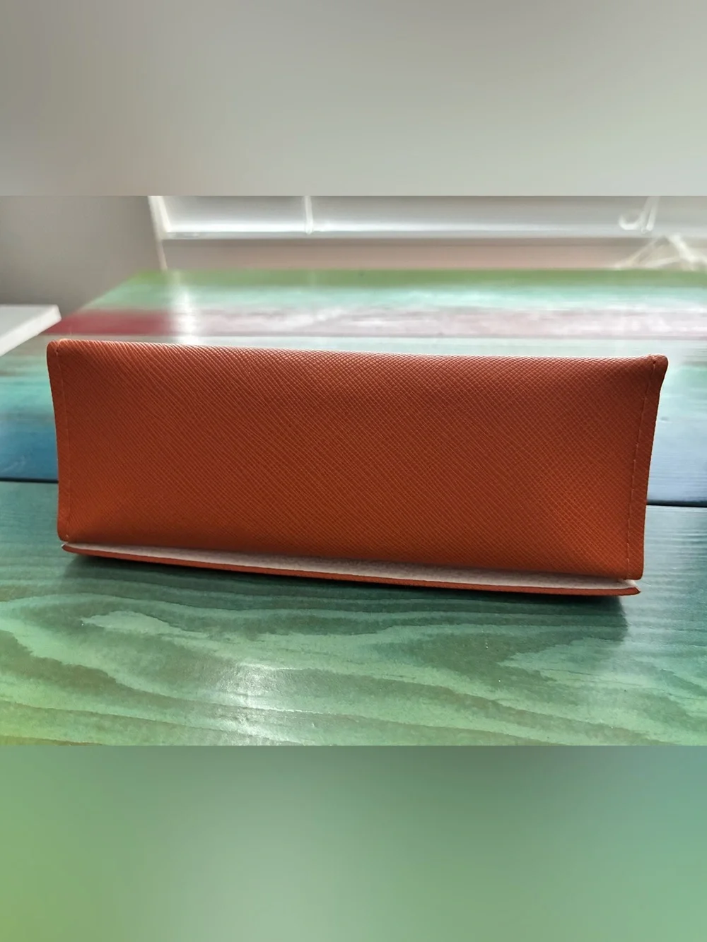 NEW without tag🏝️Tory Burch burnt orange sunglasses case - Picture 5 of 7